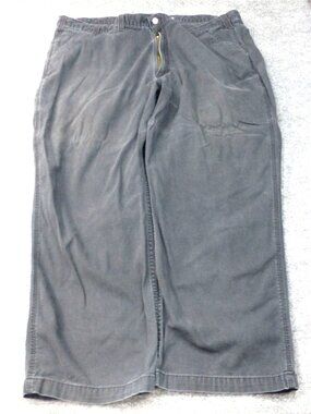Carhartt Rugged Flex Relaxed Fit Rigby Dungaree Work Pants Mens 48x30 Gray Workw